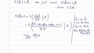 ECO375F - 3.2 - Multiple Linear Regression: Unbiasedness