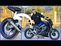 Yamaha mt09  austin racing exhaust  gregbiker