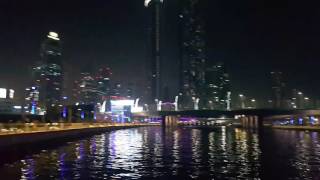 Inside Dubai Ferry in Dubai Water Canal 06.12.2016