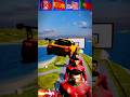 Flying Car vs Ronaldo . Can This Car Survive. Beamng Drive Game . #Shorts #beamngdrive