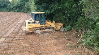 Clearing Brush & Drilling Spring Forage Crops
