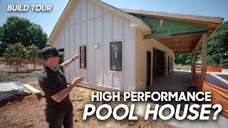 This POOL HOUSE is better than most American homes