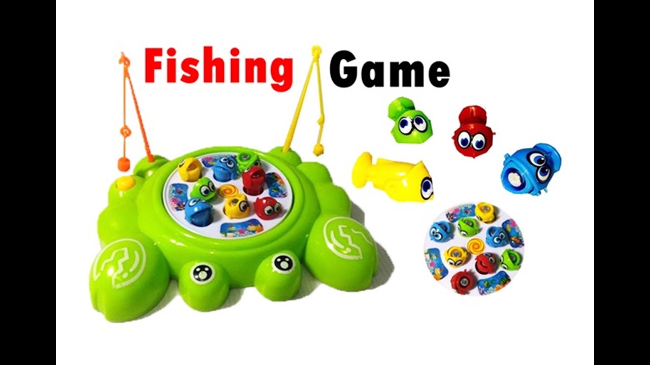 Magnetic Electric Rotating Fishing Game Toy Kids Child Fish Rod Pond ...