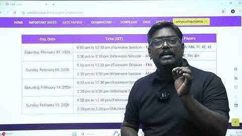 GATE 2026 Exam Schedule Out - Branch Wise | Offficial update by IIT Guwahati | Sandeep Adari