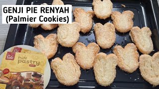 CARA MEMBUAT GENJI PIE RENYAH (PALMIER COOKIES)