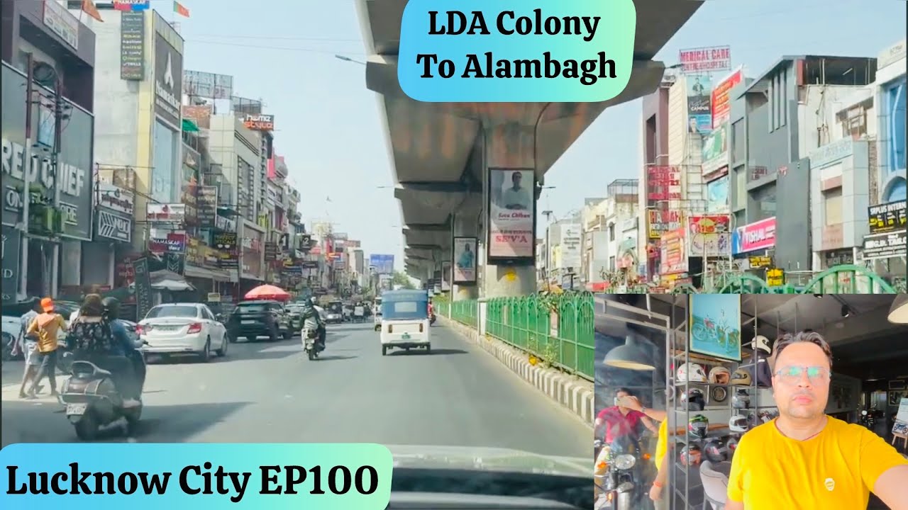 Lucknow City EP100 | Alambagh Market | LDA Colony to Alambagh ISBT | # ...