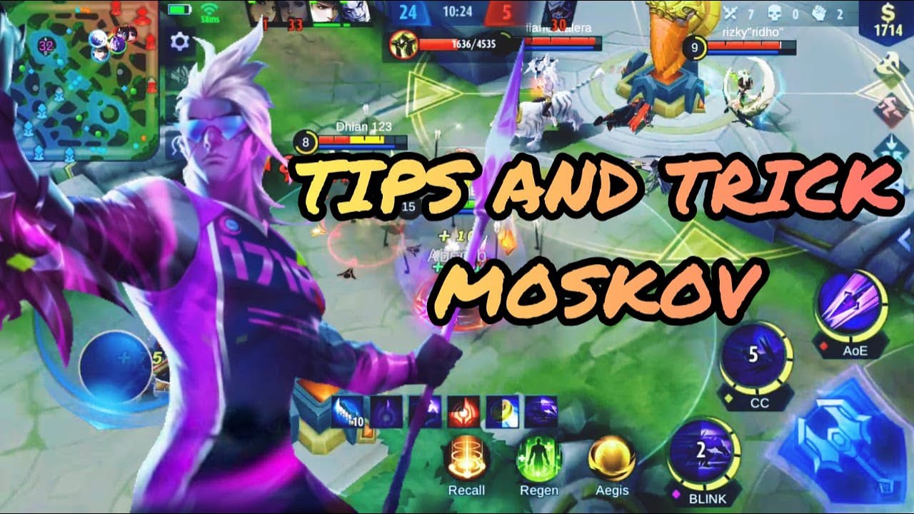 CARA Menggunakan MOSKOV bagi PEMULA Mobile Legends 