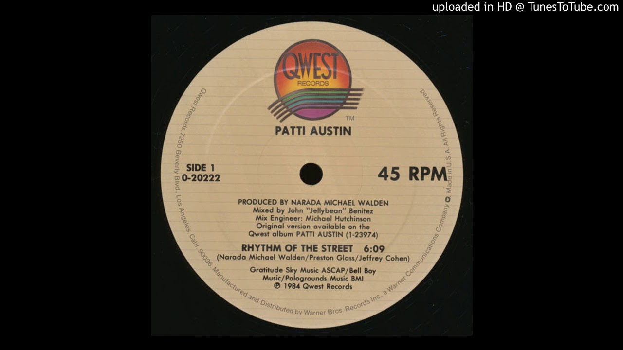 Patti Austin - Rhythm Of The Street (Dance Remix) 1984 - YouTube