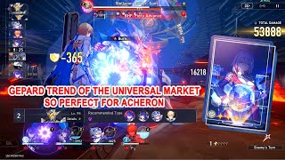 Gepard with Trend of the Universal Market So Perfect for Acheron - Fast Ultimate Stacks Showcase