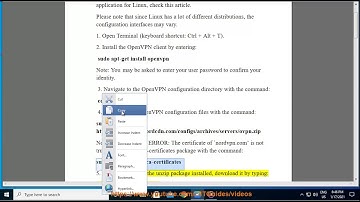 Connect to NordVPN VPN server on Linux via Terminal
