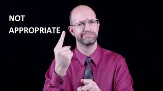 Authoritative vs  Diplomatic Vocabulary | ASL - American Sign Language