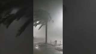 مشاهد صادمة إعصار شاهين في سلطنة عمان