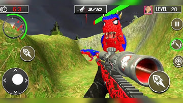 Wild Dino Hunting - Zoo Hunter Dinosaur Games - Android Gameplay - Part 7