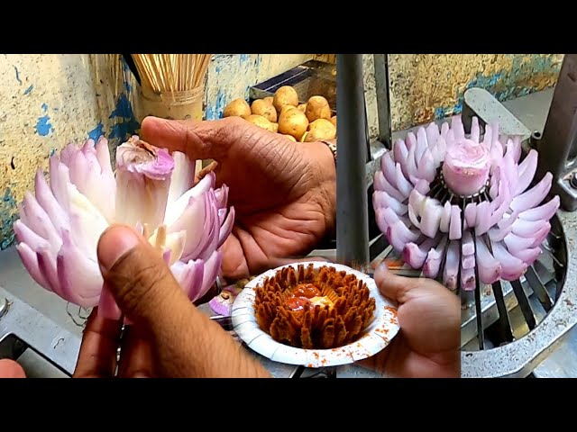 Onion Flower Machine, Onion fried in new style 