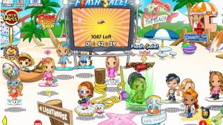 NEW on Fantage! Flash Sale at the beach!