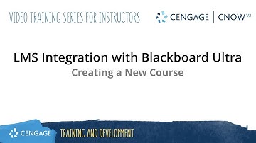 CNOWv2: Creating Your Course in Blackboard Ultra