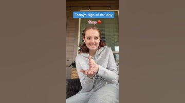 Learn How To Sign Stop in ASL for Beginners | American Sign Language #shorts