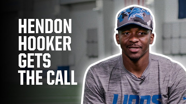 Hendon Hooker gets the call from the Detroit Lions