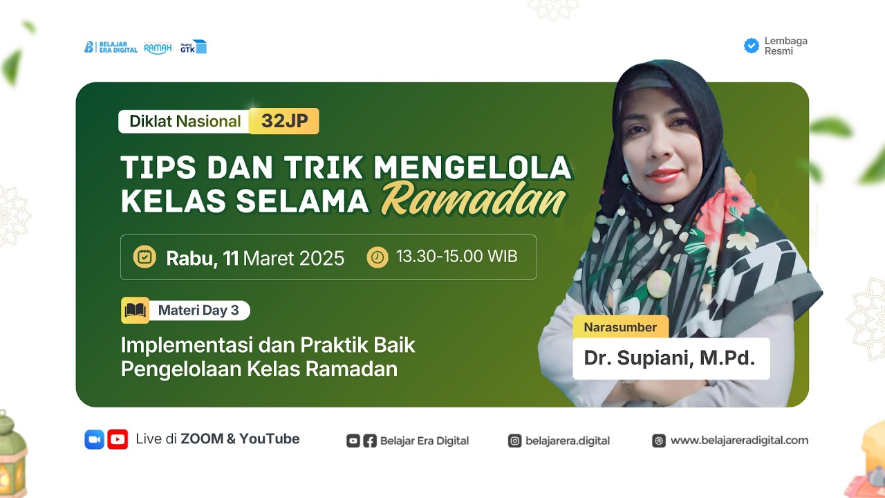 Implementasi dan Praktik Baik Pengelolaan Kelas Ramadhan