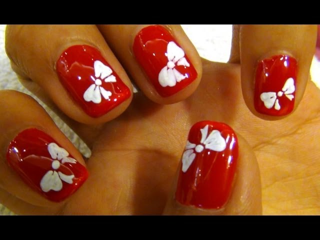 Bow Manicure with NYC New York Color NY Princess - The Little Canvas