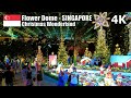 Captivating flower dome christmas adventure  singapore   virtual walk 4k