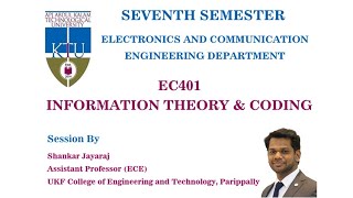 ITC 26 | Information Theory and Coding (EC 401) | KTU | Module 6 | Convolution Encoder