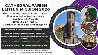 Cathedral Parish Lenten Mission 2026 Night 01