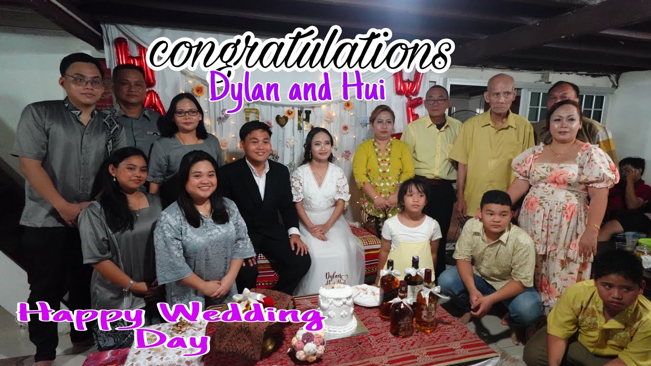 Congratulation Pengerami kahwin  Dylan & Hui ba Rh munte mepi baru batu 8½ jalai bintulu miri
