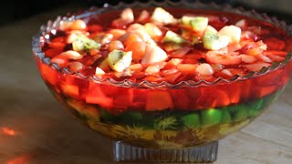 Fruit Jelly | Jell-O | Rainbow Jell-O | Child Friendly |