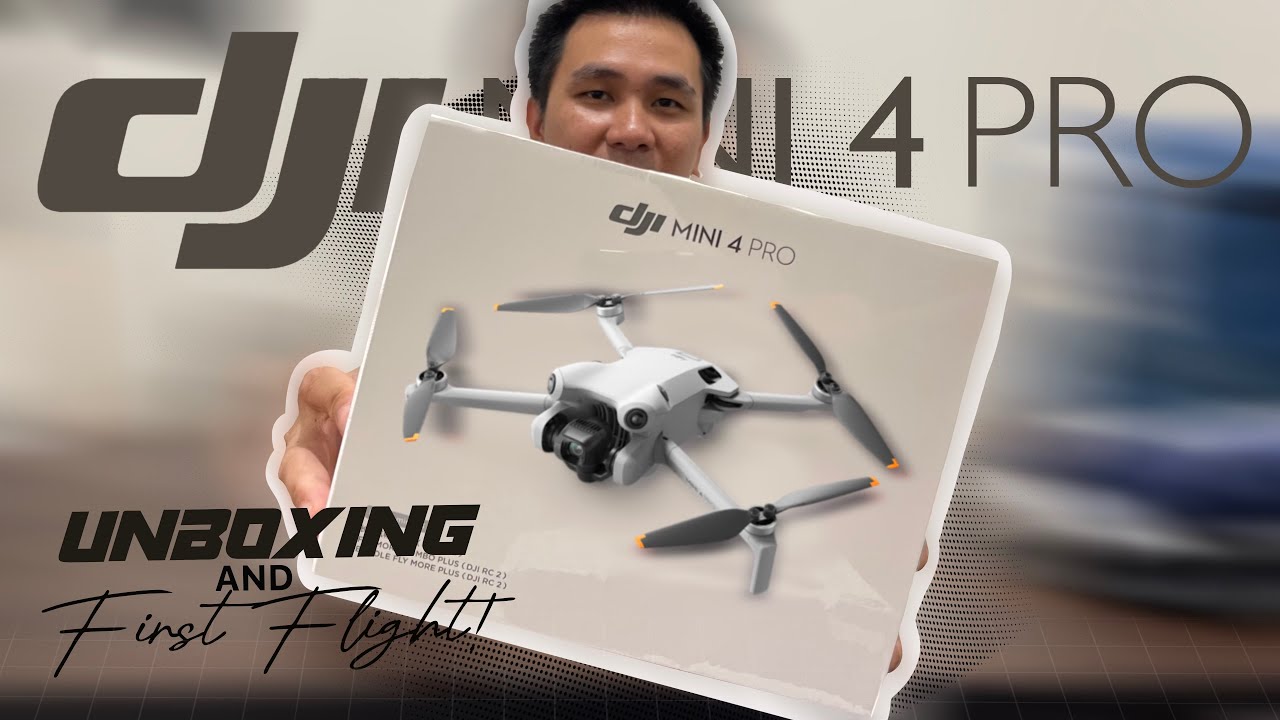 UNBOXING DJI MINI 4 PRO FLY MORE COMBO PLUS | FIRST TIME TO FLY A DRONE ...