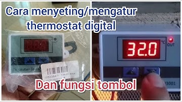 ternak lovebird untuk pemula Cara menyeting, mengatur suhu thermostat digital
