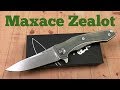 Maxace MZ02 Zealot Knife   Great G10 Budget flipper from Maxace !