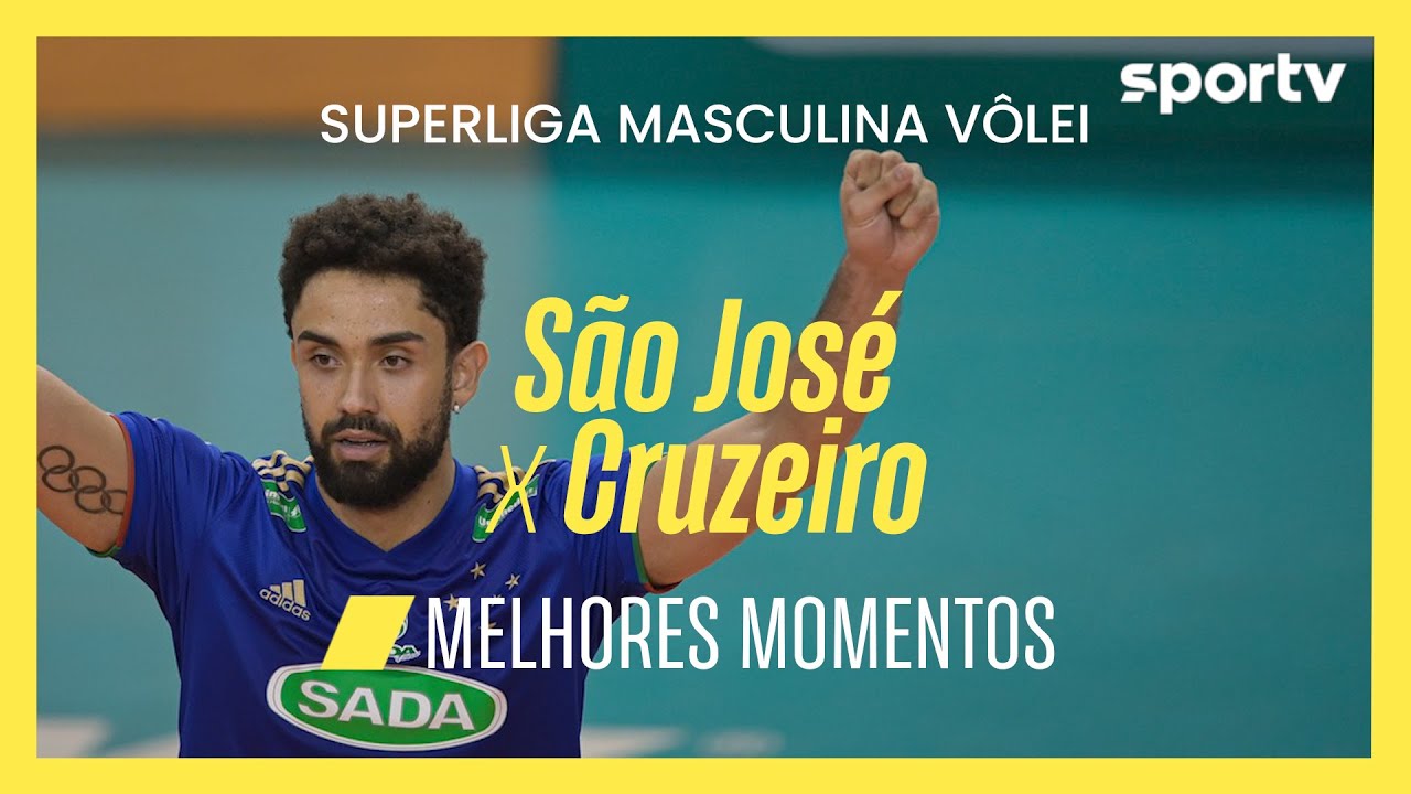 SÃO JOSÉ 0 X 3 CRUZEIRO | MELHORES MOMENTOS | SUPERLIGA MASCULINA DE VÔLEI | sportv