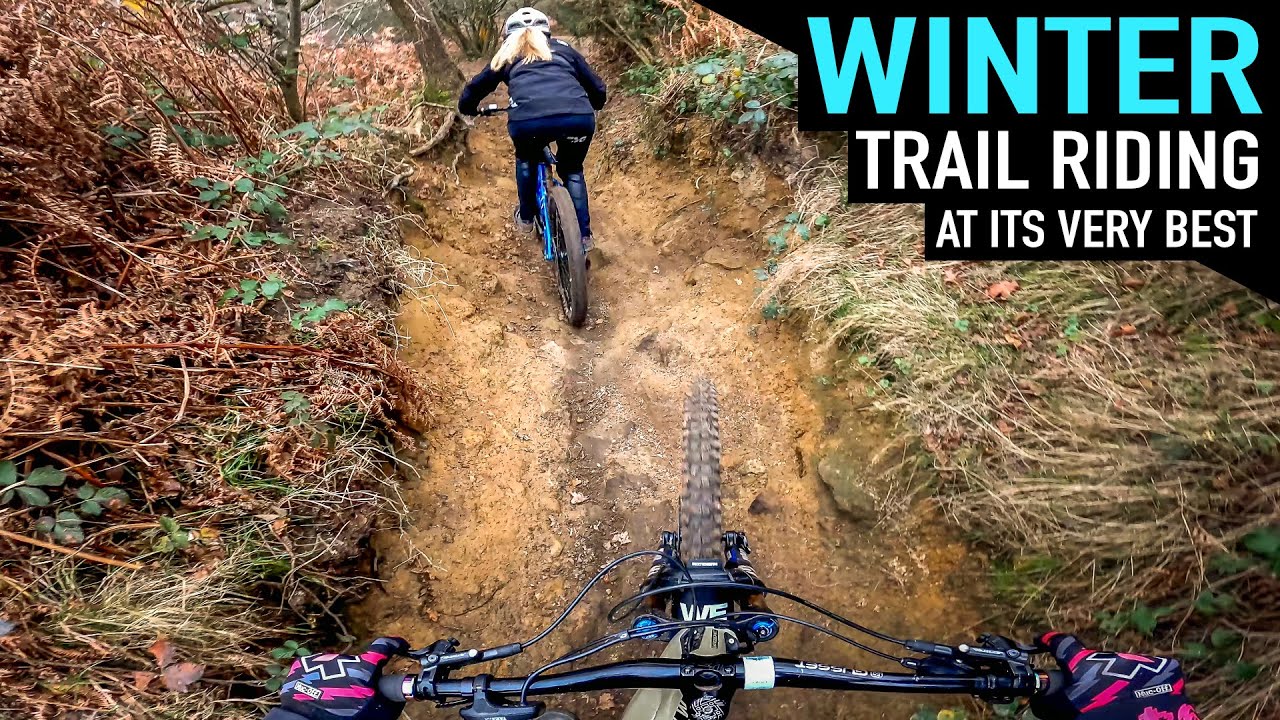 WINTER TRAIL RIDING AT IT'S VERY BEST!! - YouTube