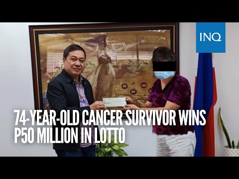 74-year-old cancer survivor wins P50 million in Lotto | INQToday
