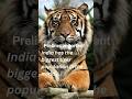 India has the biggest tiger population in the world #upsc #geography #tigerreserves #upscpreparation