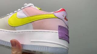 tênis nike air force 1 shadow white hydrogen blue purple