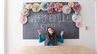 Learn how to make this super easy and fun paper fan backdrop! pinwheel
wall is perfect decorate a large wall! i've done so many times
decorat...