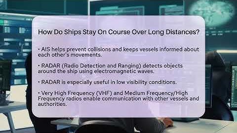 How Do Ships Stay On Course Over Long Distances? - The Action Reel