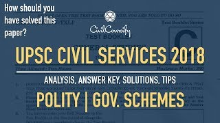 POLITY, GOV. SCHEMES, LAWS Questions Analysis | UPSC Prelims 2018 | How to attempt Polity Questions? screenshot 4