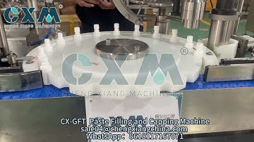 15ml Cream Filling and Capping Machine |Automatic Cosmetic Tube Filler #fillingmachine #factory #cxm