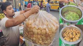 Bengali Style Panipuri ( Fuchka / Golgappa ) Of Kolkata - Indian Street Food - Kolkata Street Food