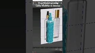 Spray Bottle Modeling in 3dsmax | How to Model using Lathe Modifier #3d #3dsmax #tutorial