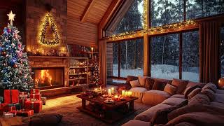 Soft piano notes floating beside glowing embers, creating a peaceful and festive winter sanctuary screenshot 4