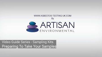 Asbestos-testing-uk.com video guide series - Preparing to take an asbestos sample.