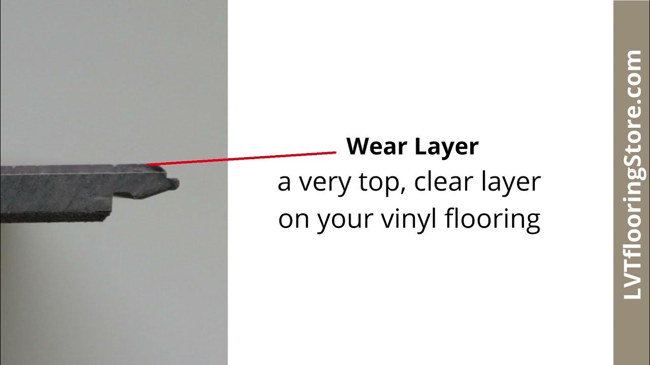 what is mil and mm in vinyl flooring? wear layer in vinyl plank YouTube