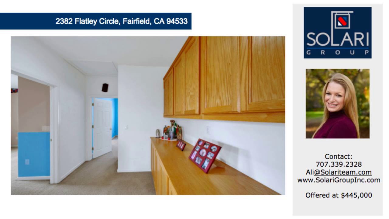 The Solari Group / Solano County Real Estate / 2382 Flatley Circle