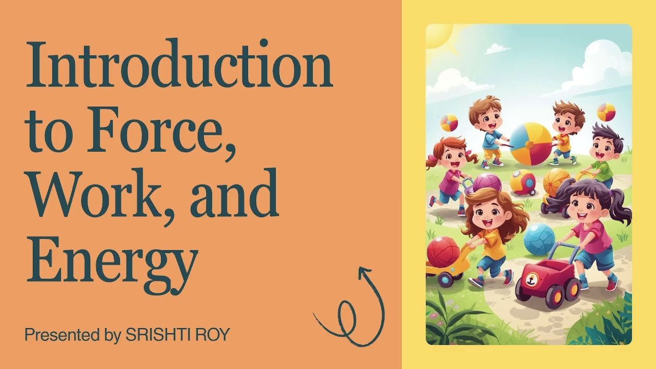 Force, Work and Energy for Class 4–5 | Easy Learning with Srishti Ma’am