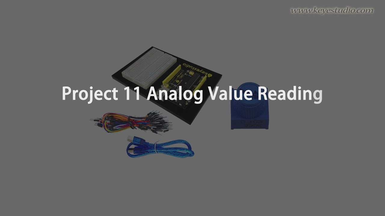 Electronic Component Project 11: Analog Value Reading - YouTube