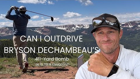 Can I Outdrive Bryson DeChambeau’s 411-Yard Bomb at 10,701 ft Elevation?!